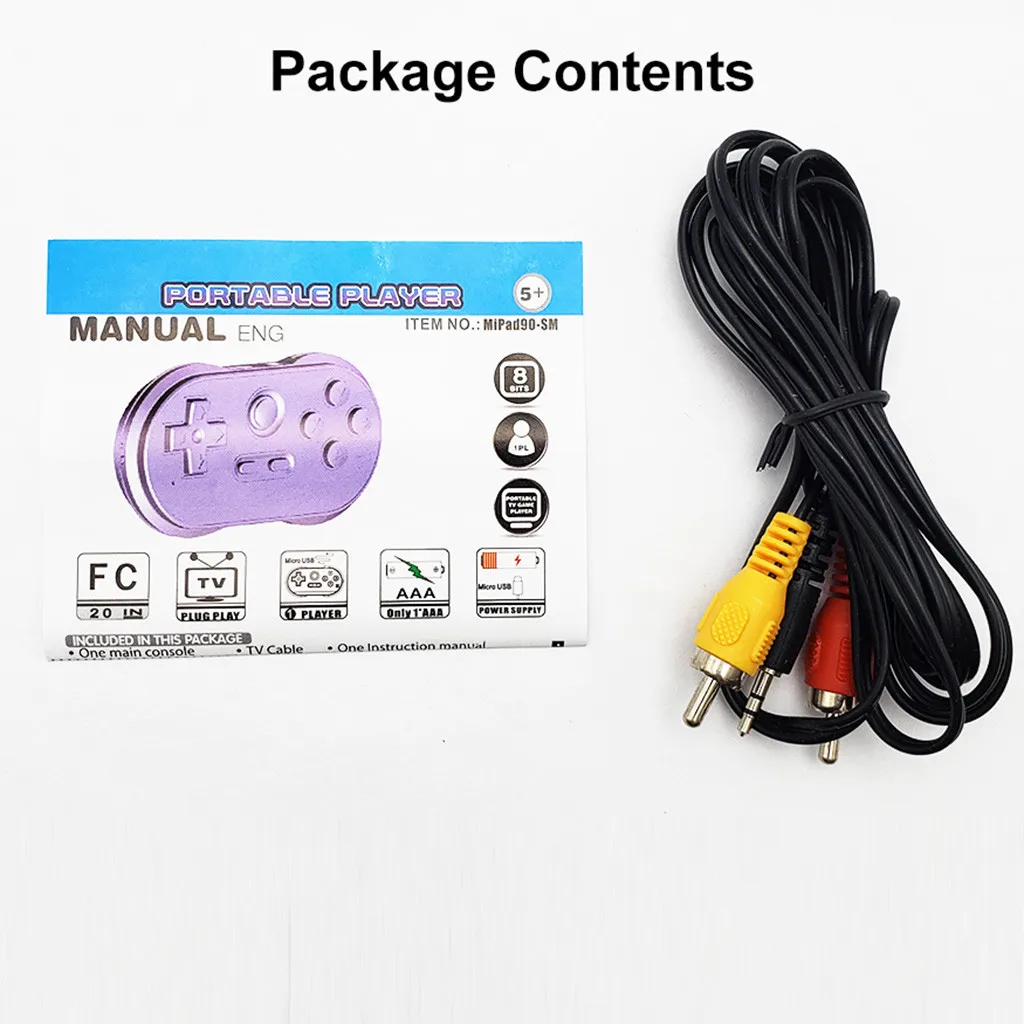 Портативный игровой контроллер в стиле ретро Встроенный 20 классических игр 8 бит