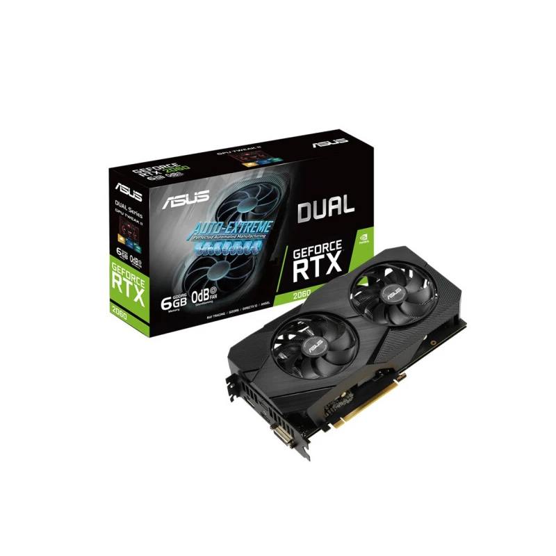 Видеокарта ASUS DUAL RTX 2060 6 ГБ 12 Гб графическая карта | Компьютеры и - Цена: 24248.23