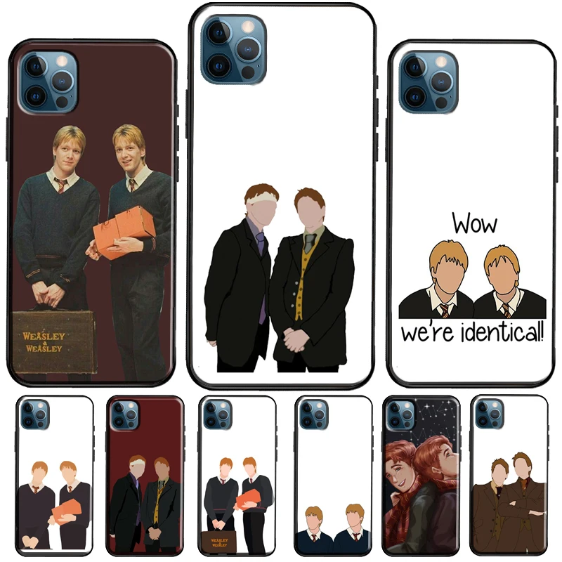 Fred and George Weasley Case For iPhone 12 mini 11 Pro Max XR X XS 6S 7 8 Plus SE 2020 Coque Funda Cover | Мобильные телефоны и