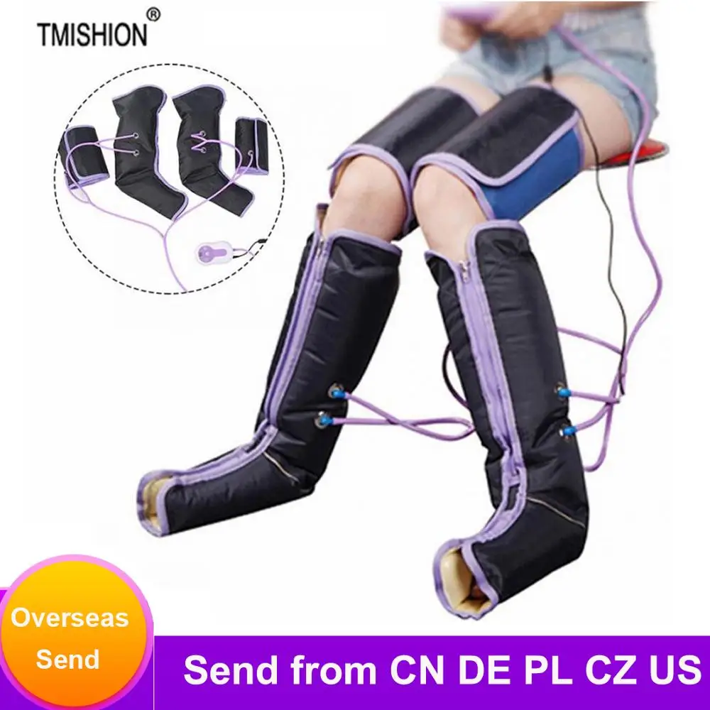 Компрессионный массажер для ног электрическая циркуляция воздуха стоп лодыжек