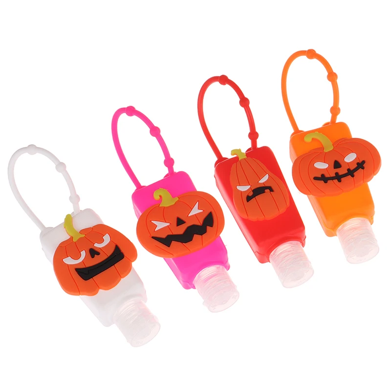 

Refillable Bottle Silicone Hand Sanitizer Perfume Holder Mini Cute Empty Bottle Halloween Hand Sanitizer Bottles