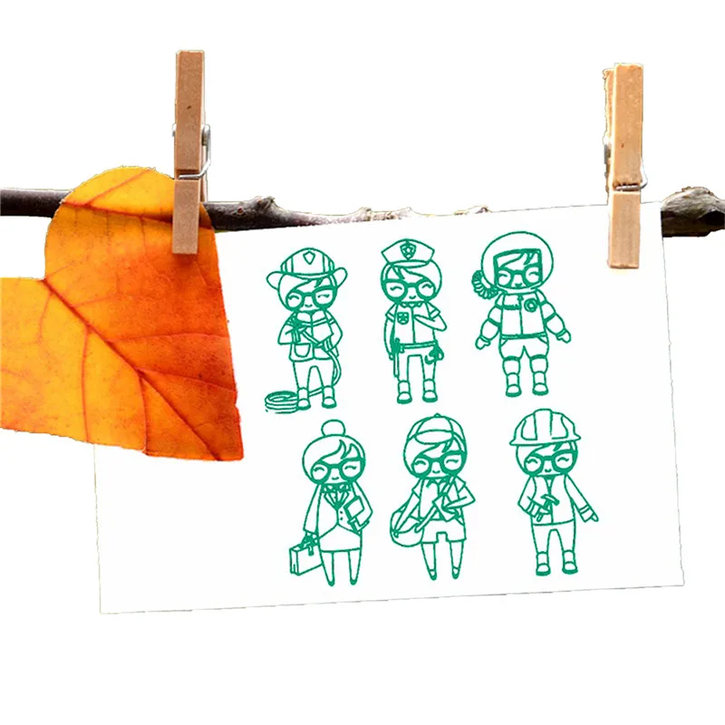 Прозрачные силиконовые штампы прозрачные для самостоятельной сборки пожарного