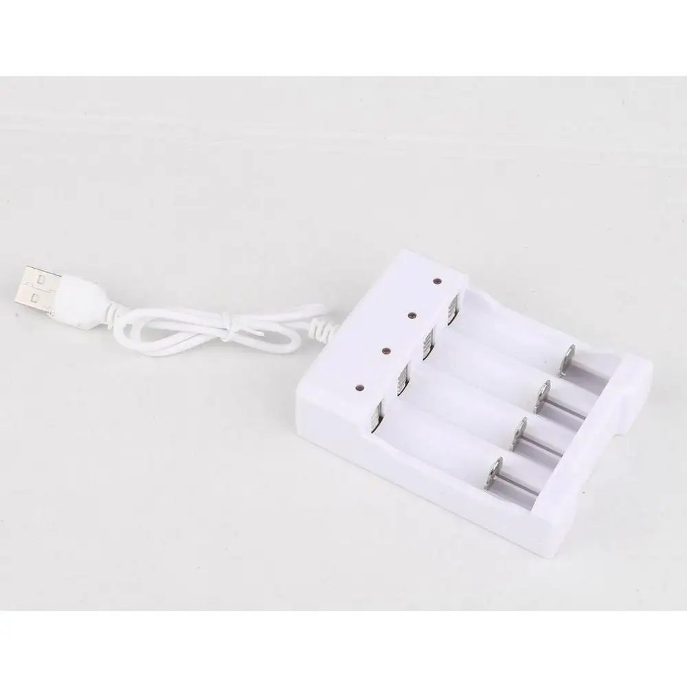 Зарядное устройство для аккумуляторов AA AAA 4 порта зарядное с usb разъемом