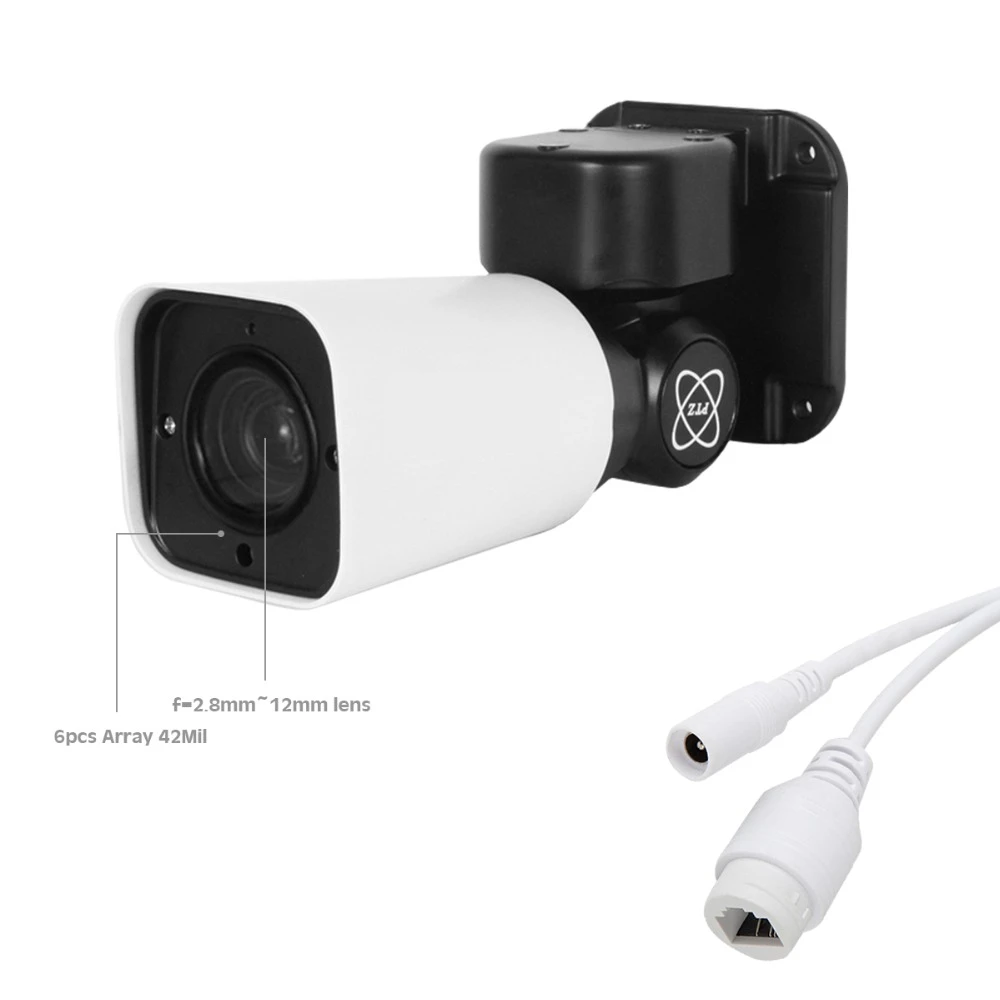 SUCAM Высокая четкость 2MP 4MP PTZ POE ip камера H.265 ONVIF Водонепроницаемая панорамированная
