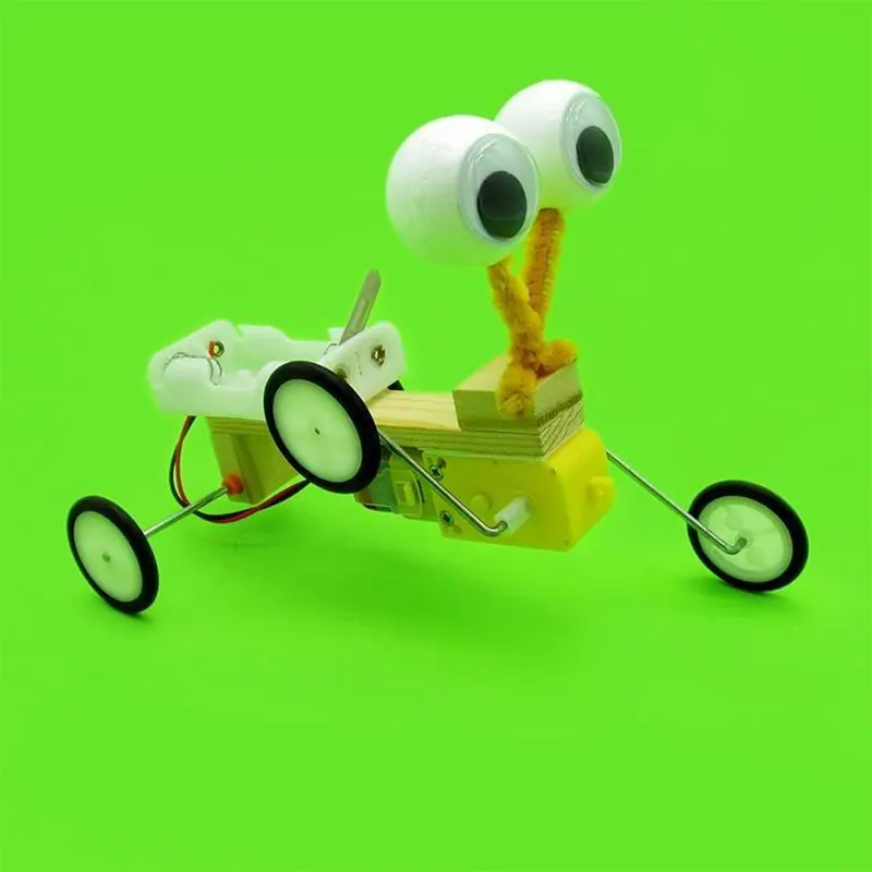 Unassembled DIY рептилий сборочный робот технология научный экспериментальный материал наборы маленькие физические изобретения дети смешные обучающие игрушки - Цвет: Unassembled