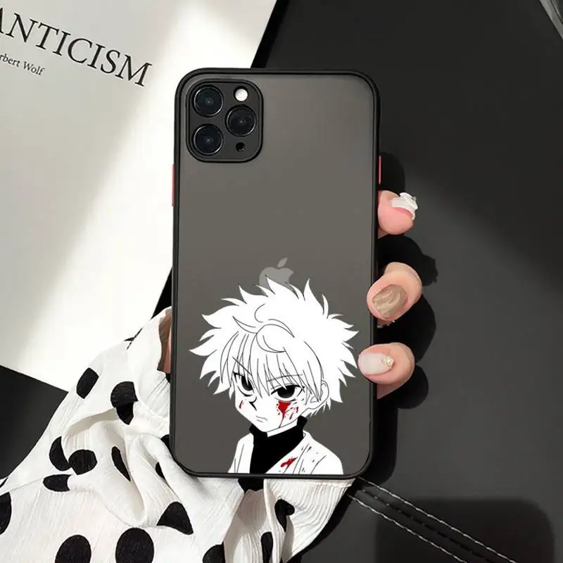 

HUNTER x HUNTER Phone Cases matte transparent For iphone 7 8 11 12 plus mini x xs xr pro max cover