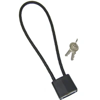 trigger gun lock with child safety steel cable