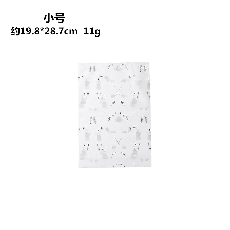 19.8X28.7cm Прозрачная косметичка с мультяшным животным, дорожный кейс для косметики, Женский Органайзер на молнии, косметичка для хранения, косметичка, набор для мытья - Цвет: 19.8X28.7cm