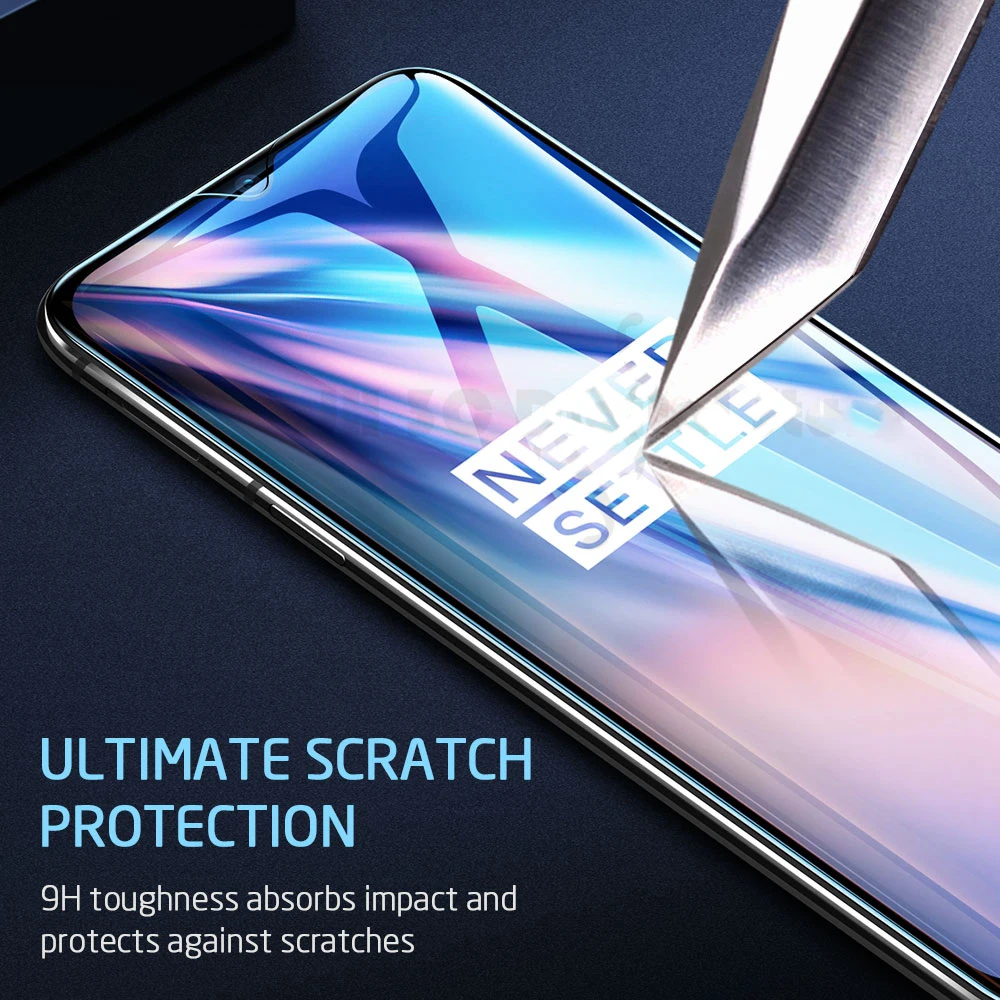 2 шт. 9H камера закаленное стекло пленка и переднее для OnePlus 7 T чехол аксессуары