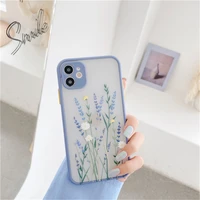 new fashion pretty flowers case for samsung galaxy a52 a72 a70 a50 luxury color thick border cover