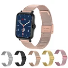 Ремешок Миланская петля 20 мм для COLMI P8 PlusP8 Plus GT, металлический сменный Браслет для COLMI P8P8 MixP28 PlusP12