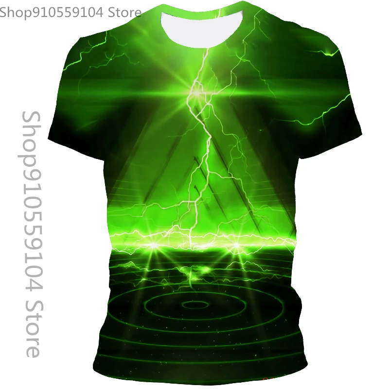 

Summer men's T-shirt casual starry sky pattern 3D printing T-shirt fashion trend men's clothing
