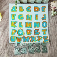 new 26 letters metal cutting die mould scrapbook decoration embossed photo album decoration card making diy handicrafts height 3