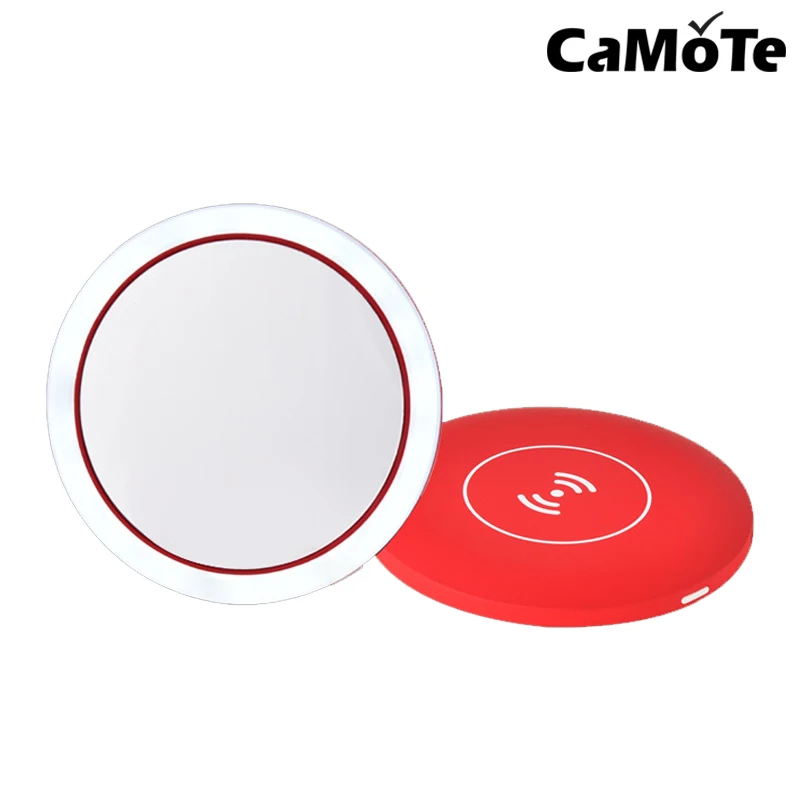 Новый дизайн косметическое зеркало многофункциональное карманное светодиодное