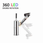 Monite вращающийся кран, светодиодный кран для ванной комнаты, кухонный поворотный кран, смеситель горячей и холодной воды, кран для раковины