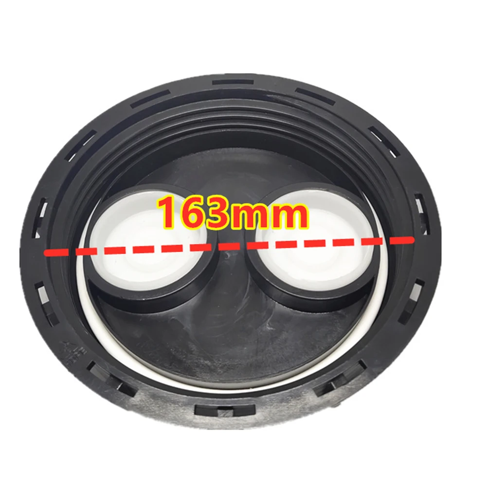 

IBC Ton Barrel Cover 16.3CM with Venting Chemical Ton Barrel Plastic Cover Double Hole Tote Tank Lid Breath Cover popular
