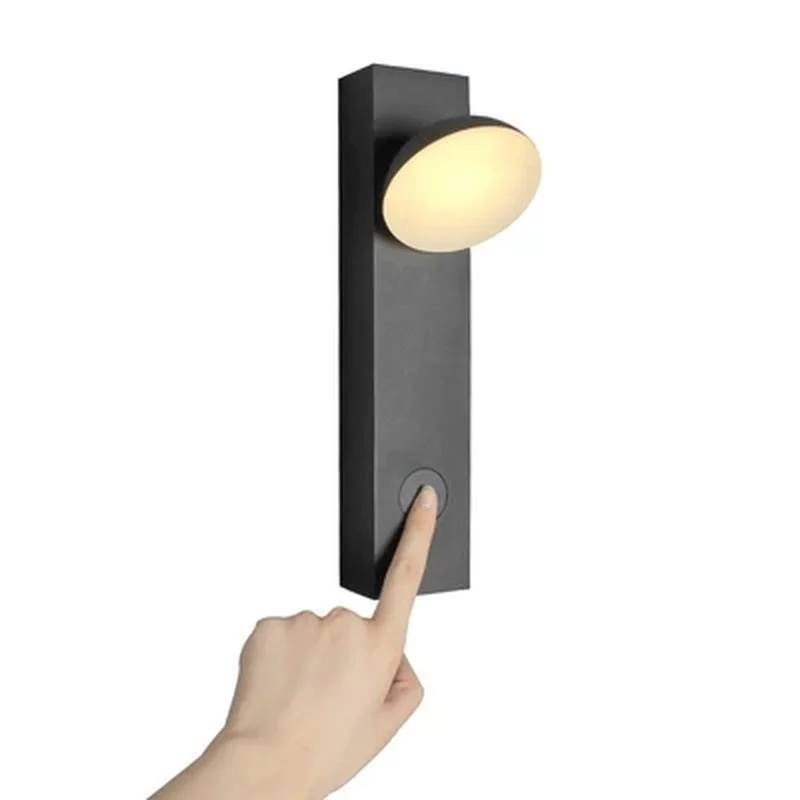 Скандинавская Современная Минималистичная прикроватная настенная лампа