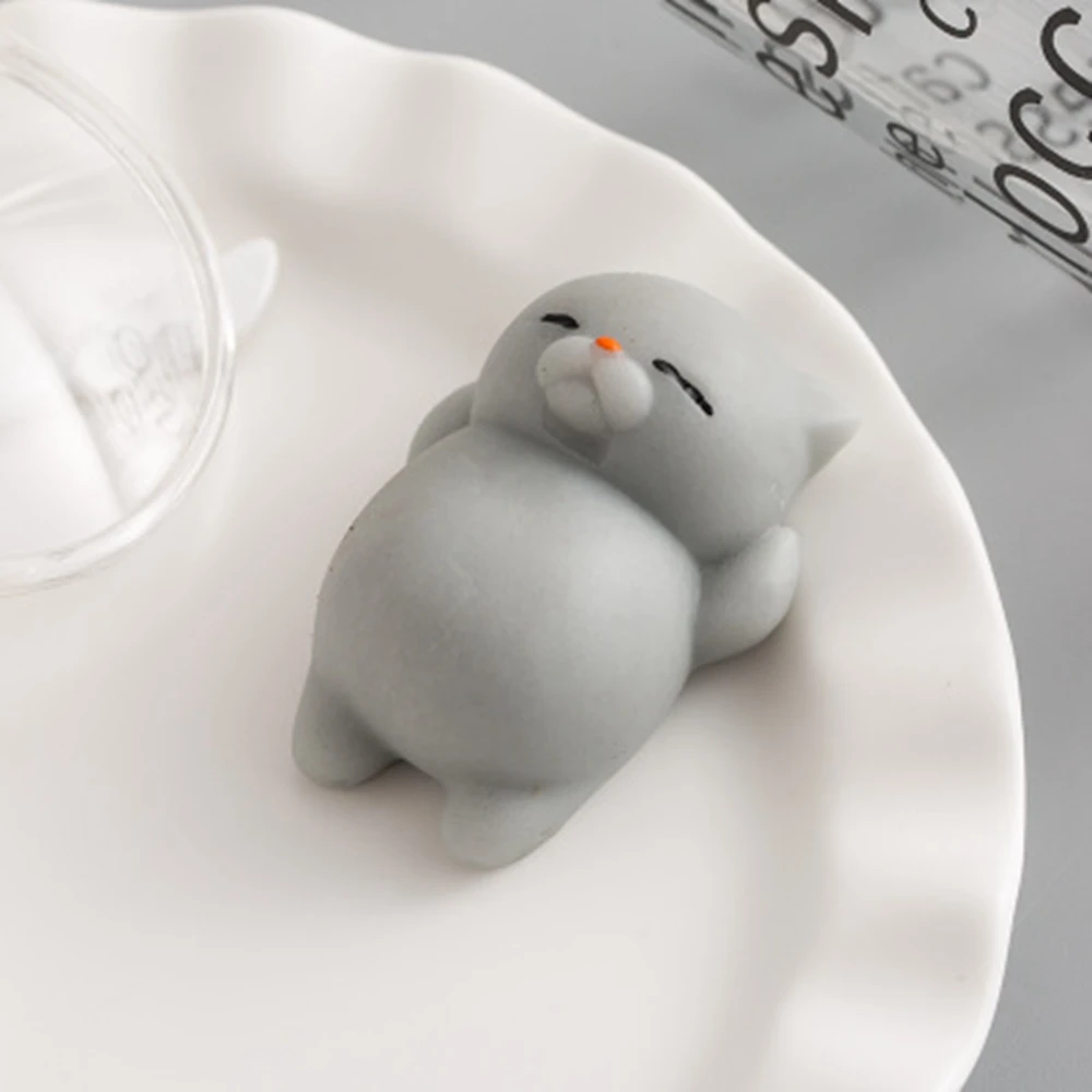 Игрушка в виде кота животное игрушка кролик Squeeze Моти рост антистресс