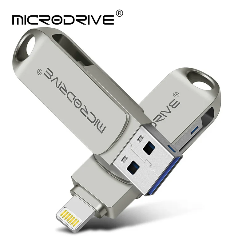 USB флеш накопитель 128 ГБ для iPhone X/XR/XS/ 8/7/6/iPad 64 32 256 Гб OTG Флешка 3 0 карта памяти ios|USB