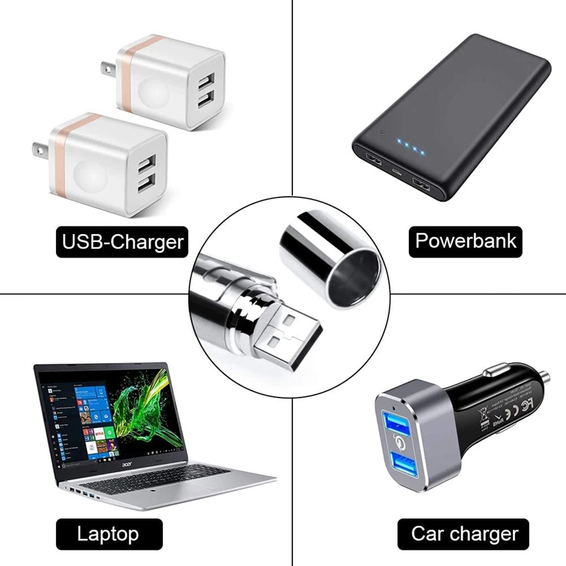 

2 Pcs Cat Toys Interactive for Indoor Cats Chaser Toys Wand USB Rechargeable Kitten Toys for Indoor Playing Training