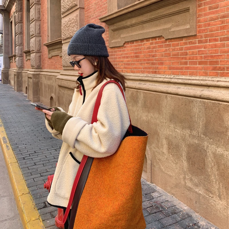 

Outdoor Warm Jacket Winter New Lightweight Warm Zipper Jacket Polar Fleece Stand Collar Solid Color Coat Women Cn(origin) UVRCOS