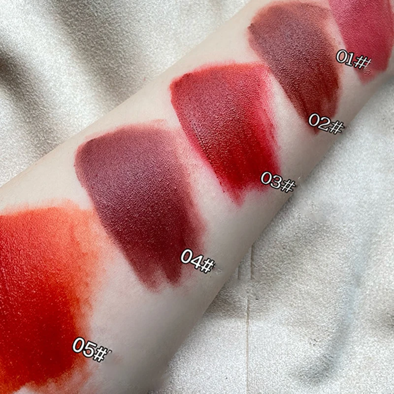 

5pcs Lipstick Velvety Set Long Lasting Nonstick Cup Not Fade Makeup Cosmetics Kit for Girl Women J9