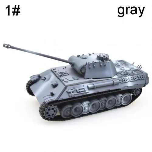 Grey Panther Tank 1/72 Немецкий тигр пантера Танк модель DIY Собранные Детские пазлы Модель Набор для обучения используется домашний декор положить на стол - Цвет: Grey Panther Tank