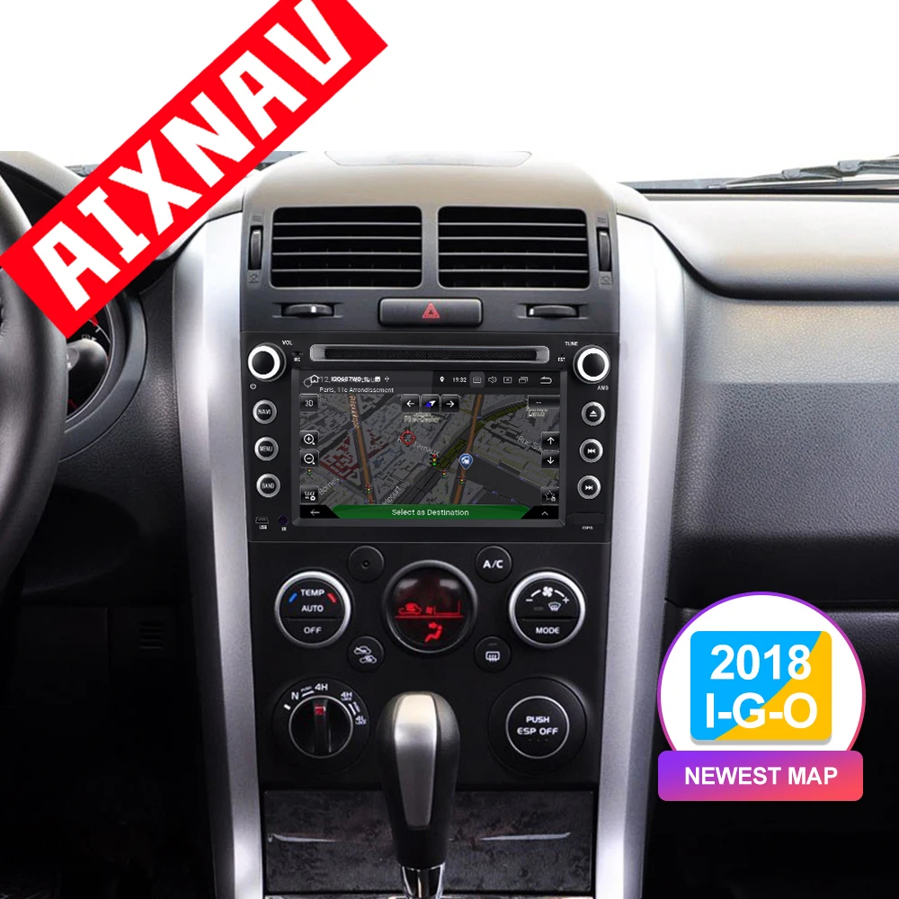 Автомобильный gps навигатор Android 7 дюймов мультимедийный плеер 2 Din радио для Suzuki Grand