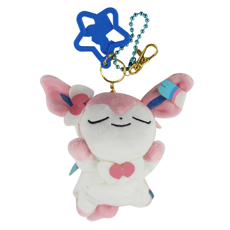 style H 15-17 см Eevee плюшевый Bulbasaur Charmander Piplup Squirtle Eevee Mew Мягкие животные Маленькая подвеска мягкие игрушки Детский подарок - Цвет: style H
