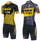 Мужские велосипедные Джерси JUMBO VISMA, спортивная одежда 20D для велоспорта, одежда для велоспорта, Униформа, 2022
