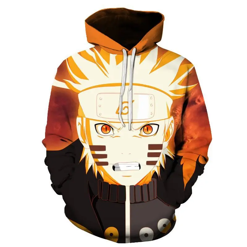 

Japanese Anime Naruto 3D Hoodies Autumn Winter Long Sleeve Sasuke Kakashi Manga Graphics Printing Sweatshirt Unisex Coat Tops