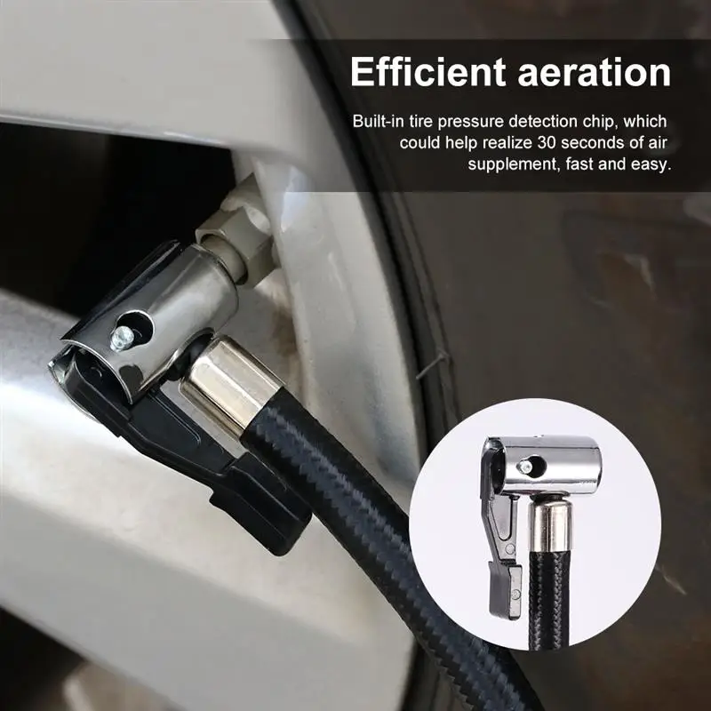 

Multifunctional Car Air Pump Built-In Tire Pressure Detection Chip With Intelligent Chip Portable Protection Function Stable