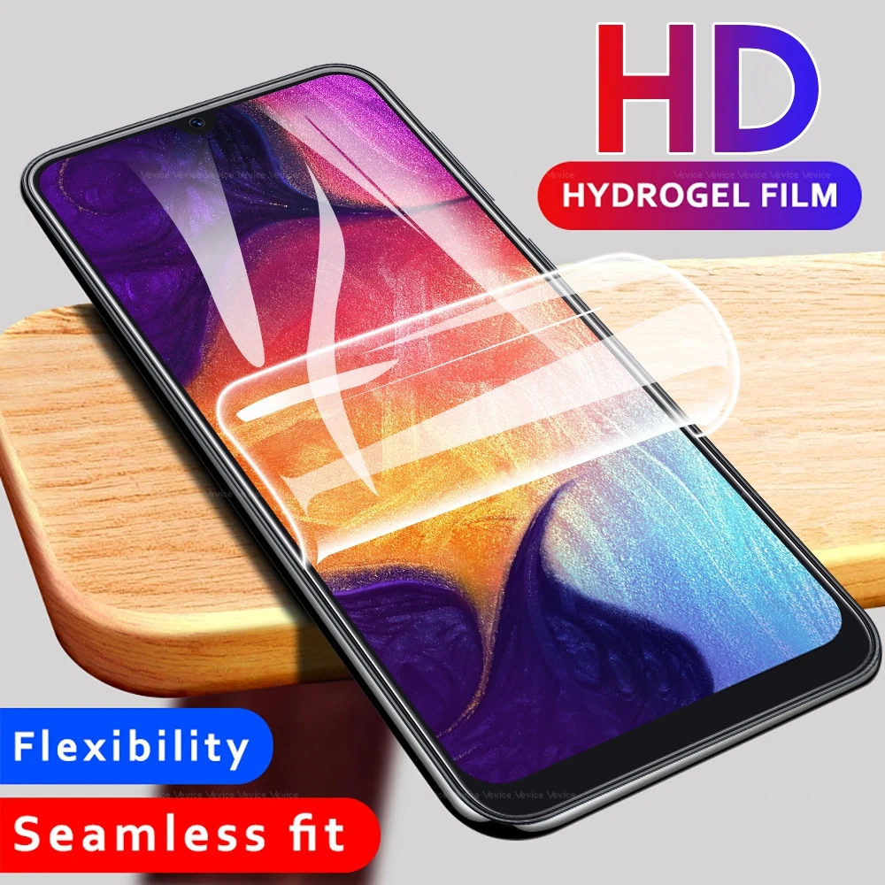 9D полное покрытие мягкая Гидрогелевая пленка для samsung Galaxy A10 A20 S A30 A40 A50 A60 A70 A80 A90 A10S