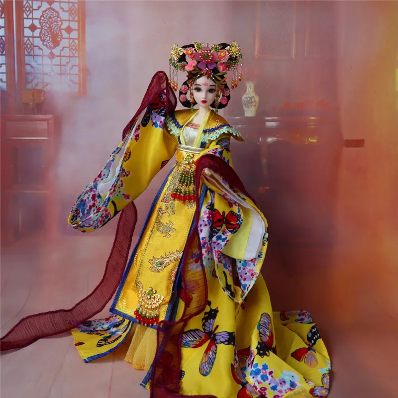 Традиционные китайские куклы ручной работы древняя Коллекционная династия Хань
