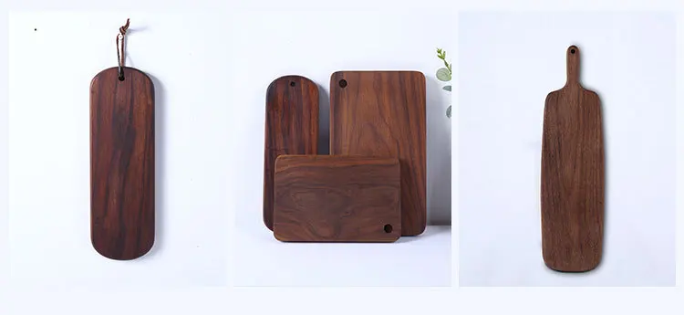 Японский черный орех разделочная доска дерево поднос хлеба в западном стиле