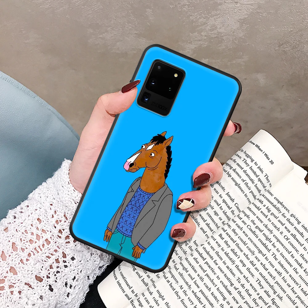 

BoJacks Horsemans Will Arnett Phone Case For Samsung Galaxy Note S 8 9 10 20 Plus E Lite Uitra black Funda Painting Shell Tpu