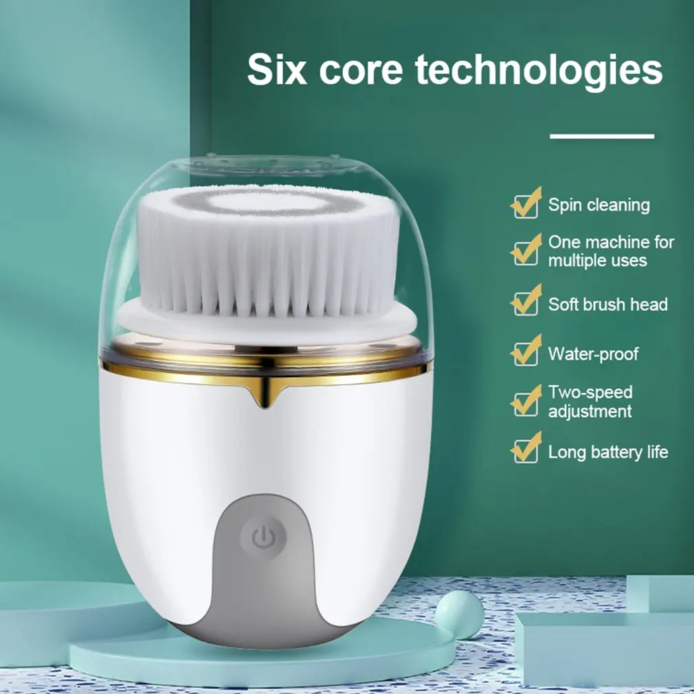 

Facial Cleansing Brushes Skin Care Tool Face Cleaning Home Use Devices 3 in 1 Beauty Instrument Electric Cleaning Machine