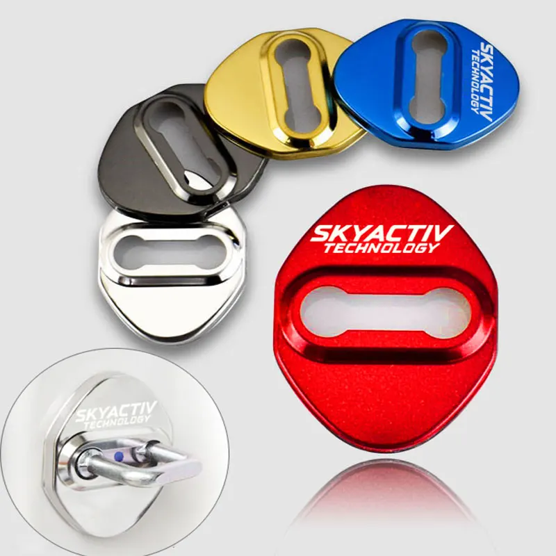 Крышка дверного замка для Mazda 2 3 6 DJ BM BP GJ CX3 CX-5 CX5 CX 5 CX9 MX5 2014-2020 2021 аксессуары