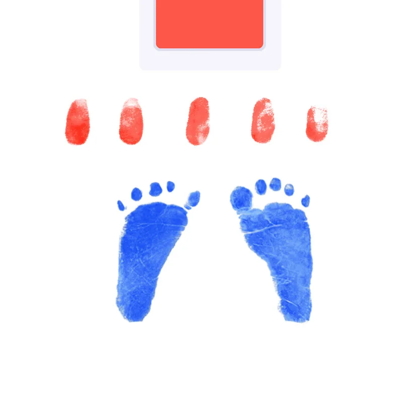 Snailhouse Baby Care Non-Toxic Handprint Kit Imprint Foot Color Pad Souvenirs Newborn Hand Footprint Toy 6 Colors | Мать и ребенок
