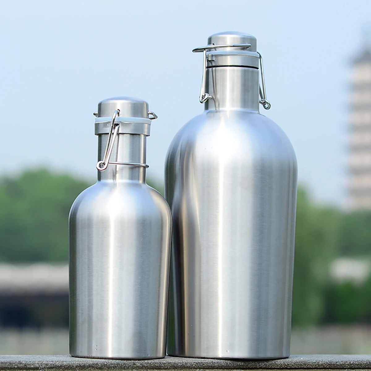 Еда garde большой чайник Водка Виски бутылка из нержавеющей стали большая емкость