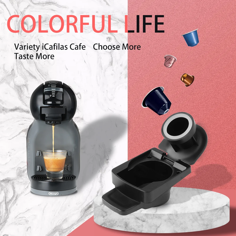 

Recafimil Coffee Capsule Converter for Espresso Dolce Gusto for Nespresso Original Capsule Pod Holder Cafe Tool