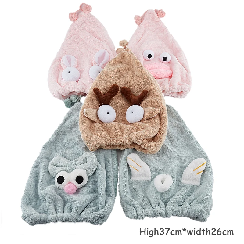 Шапочка для душа Воздухопроницаемый тюрбан волос из микрофибры быстросохнущее