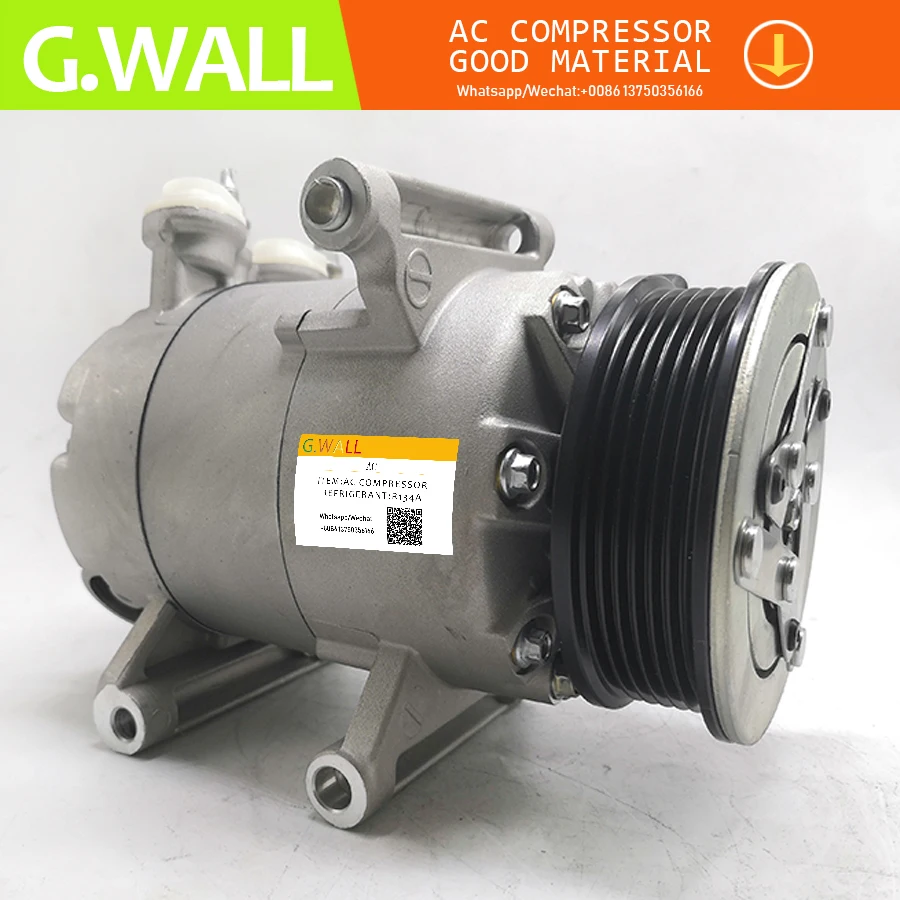 VS16 Air Conditioning Compressor For Ford Mondeo IV S-Max Galaxy 2.2L 1433332 6G9119D629FG 6G91-19D629-FE 1674 | Автомобили и