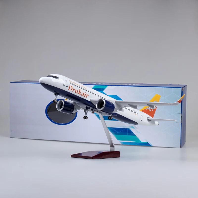 47 см 1/80 самолет A 320 A320 NEO Bhutan Airline Civil модель авиалайнера светодиодный светильник
