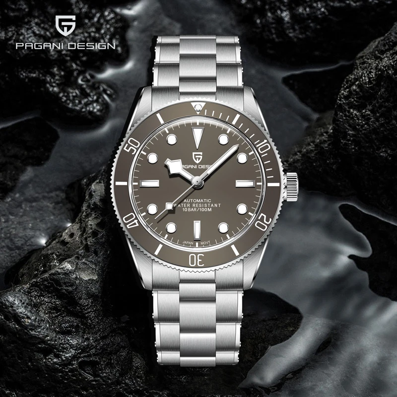 

Новинка 2022 г., PAGANI DESIGN BB58, Мужские автоматические часы с сапфировым стеклом, водонепроницаемые японские Механические Мужские наручные часы ...