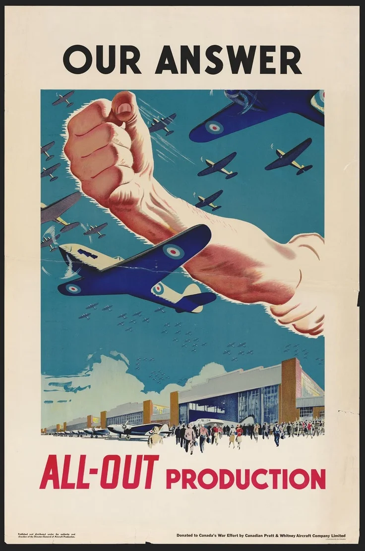 Винтаж WW2 мировой войны Пособия по немецкому языку самолеты Классический плакат