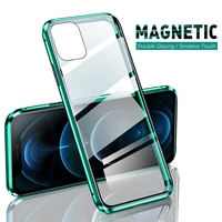 360 Full Protection Case For iphone Mini Pro Max Magnetic Phone Shell For Apple Shockproof Back Cover Coque