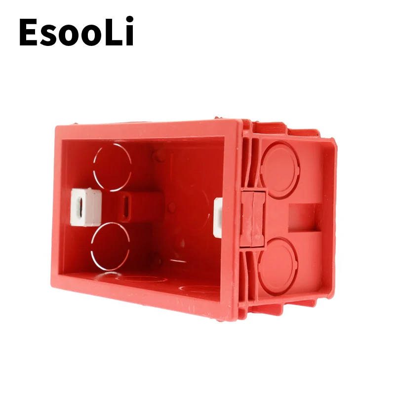 Внутренняя Монтажная коробка EsooLi 101 мм * 67 стандарт США Задняя кассета для