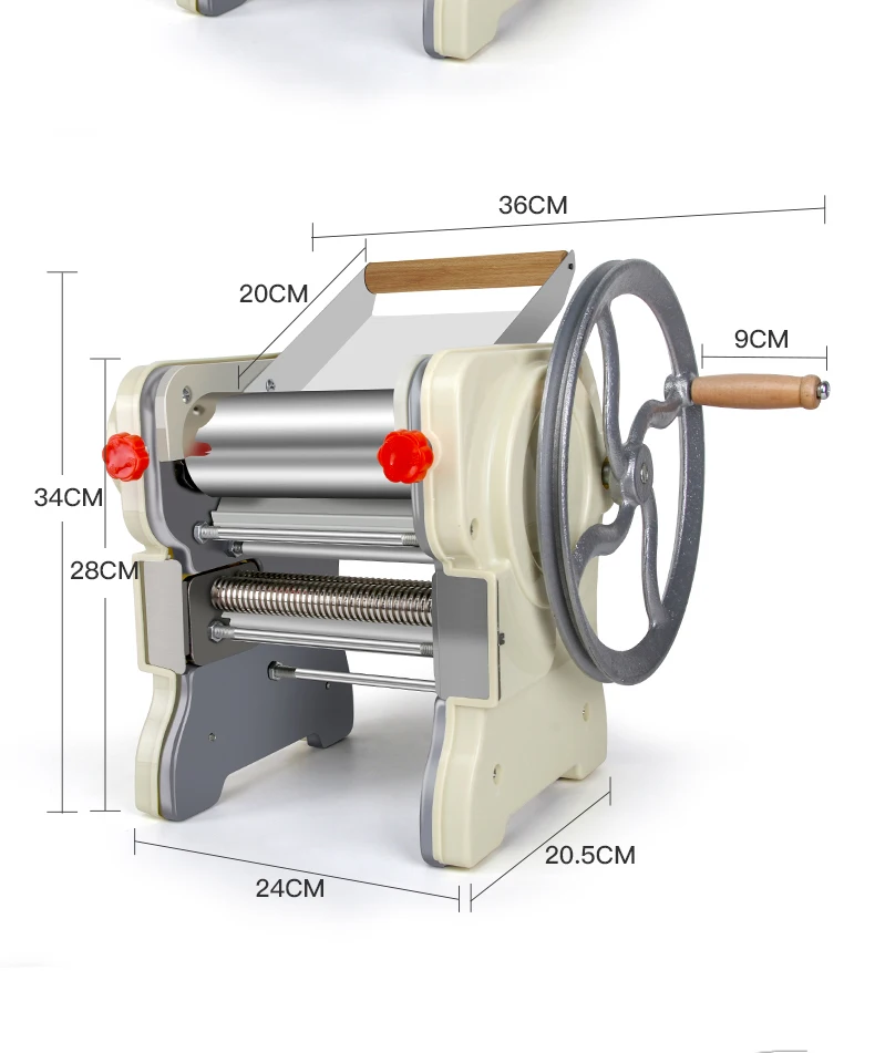 

Manual Dough Roller Stainless Stee Noodle Dumpling Pasta Maker Making Machine Dumpling Wonton Dough Rolling Hanger