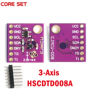 CJMCU-008 HSCDTD008A 3 Axis Magnetometer Compass Magnetic Sensor Accuracy 0.15T/ LSB 3.3V-5V Micro Tesla LSB Replace HMC5883L